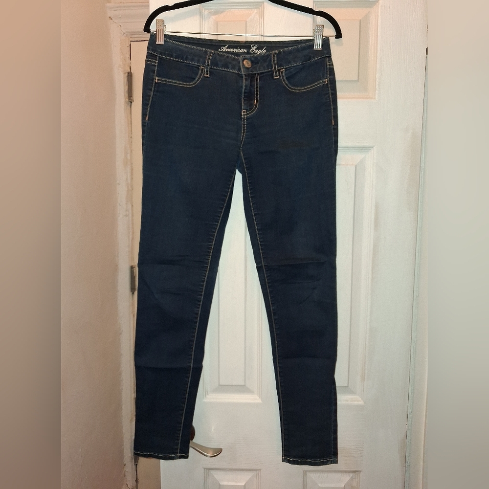 American Eagle Outfitters Women's Indigo Stretch Skinny Jeans